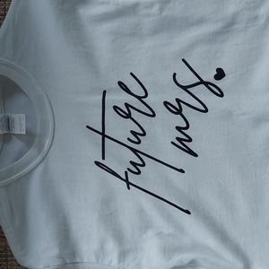 Bride Future Mrs White Long-sleeved top